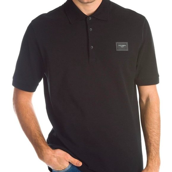 Dolce & Gabbana Other - Dolce&Gabbana Men’s Logo Plaque Polo Shirt